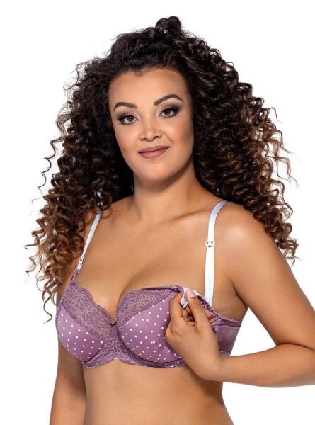 Polovyztužená dámská podprsenka semi soft Ava 1989 K lilly/odd.fialová 65I