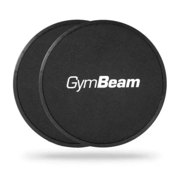 Šmykové podložky Core Sliders - GymBeam (černá) (36340-1-black)