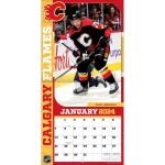 JF Turner Kalendář Calgary Flames 2024 Wall Calendar