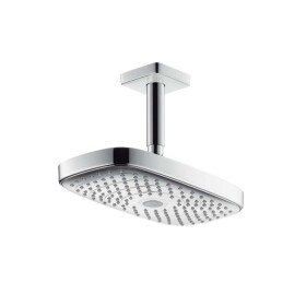 HANSGROHE - Raindance Select E Hlavová sprcha 300 2jet s přívodem od stropu 10 cm, EcoSmart, chrom 26608000