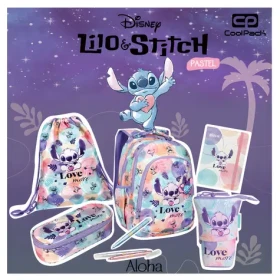 COOLPACK Dětský batoh Toby Stitch Pastel / 10 l / hrudní pás s píšťalkou / reflexní prvky (F023885)