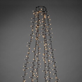 Konstsmide 6650-830 LED světelný plášť na vánoční stromeček venkovní Energetická třída (EEK2021): F (A - G) 230 V Počet žárovek 660 LED jantar Délka světel: