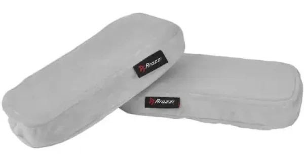 AROZZI Memory Foam Armrest Pads / náhradní područky pro herní židle / paměťová pěna / šedé (AZ-MFPAD-GY)