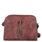Stylová dámská crossbody kabelka Nikola, červená