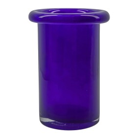 House Doctor Skleněná váza Buck Blue, modrá barva, sklo