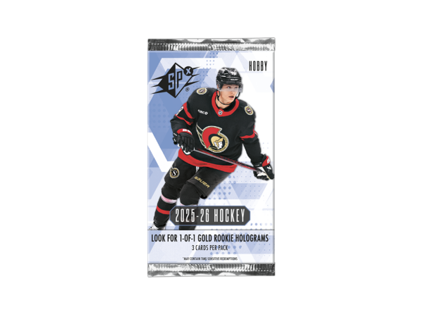 Hokejové karty NHL 2025-26 Upper Deck SPx Hockey Hobby Balíček