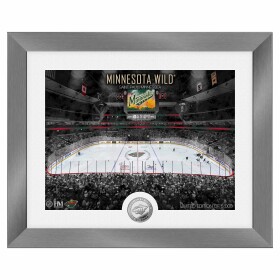 Obraz Minnesota Wild NHL Art Deco Stadium Silver Coin