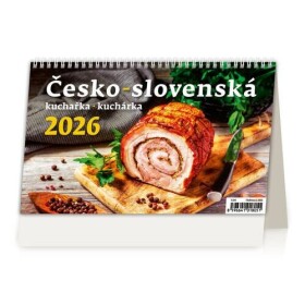 Kalendář stolní 2026 - Česko-slovenská kuchařka/kuchárka