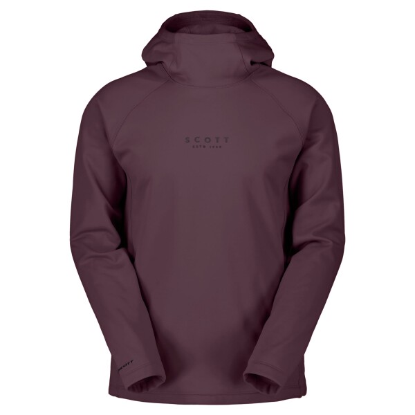 SCOTT Hoody M's Defined Warm, Cocoa Red (vzorek) velikost: M