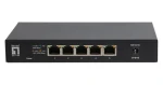 LevelOne GEU-0525 / Switch / 5x 2,5G Ethernet / Unmanaged / kovový / bez ventilátoru (GEU-0525)