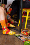 Ponožky Rainbow Socks Burger Vege páry