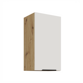 Horní skříňka Aria 40 G-72 1F Barva korpusu: Dub artisan, Barva dvířek: WH - Crystal white AFM