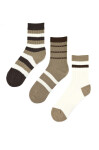 Ponožky Noviti SB 138 Wool Stripes 36-41 mix 36-41