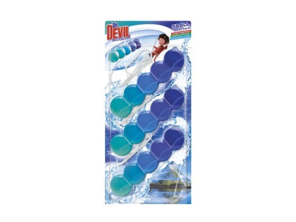 Dr.Devil BiCOLOR WC 5Ball Polar aqua 3 x 35 g