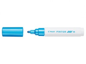 Akrylový popisovač Pilot PINTOR M 1,4 mm - modrý metalický