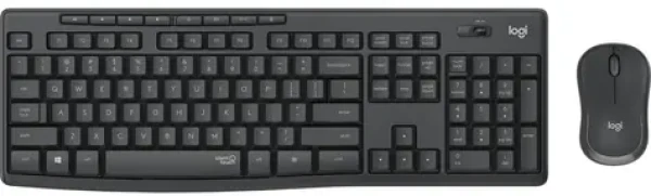 Logitech MK295 Silent DE graphite / Bezdrátová sada klávesnice a myši / DE verze (920-009794)