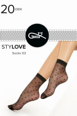 STYLOVE - 03 PONOŽKY NERO UNI