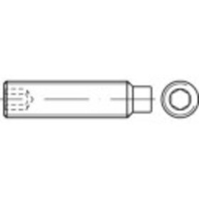 TOOLCRAFT 118301 stavěcí šroub M6 18 mm ocel 200 ks