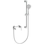 CERANO - Vanová nástěnná baterie Velea s příslušenstvím - chrom CER-605269