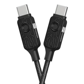 ER Datablocker kabel USB-C/USB-C / Kabel / PD 100W / Blokace přenosu dat / Černá (ERPW2CDB-BK)