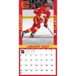 JF Turner Kalendář Calgary Flames NHL 2027 Wall Calendar