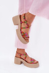 Sandály na podpatku model 215023 Step in style 39