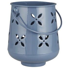 Ib Laursen Svícen Tealight Blue, modrá barva, kov