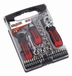KREATOR KRT500116 - Ráčnová sada 40ks 1/4" , 3/8"