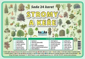 Sada 24 karet - stromy a keře - Petr Kupka