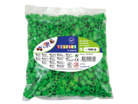 Playbox Korálky zažehlovací velké- maxi XL 1000 ks - zelené