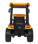 Mamido Dětský elektrický traktor MEGA D68 24V s přívěsem žlutý