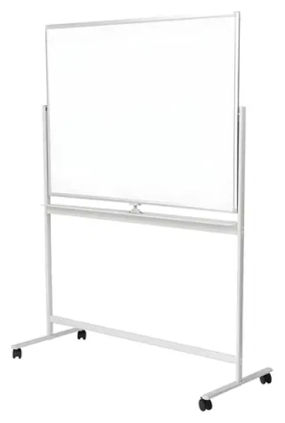 LogiLink Mobilní magnetická tabule bílá / Tabule / 120x170 cm / hliníkový rám / otočná kolečka (EO0064)