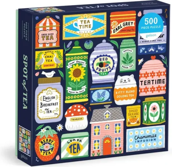 GALISON Čtvercové puzzle Sbírka čajů