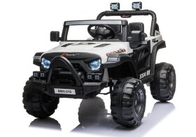 Mamido Dětské elektrické autíčko Jeep Target bílé