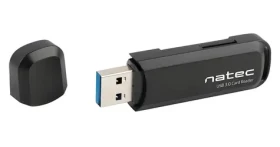 Natec Scarab 2 černá / Čtečka paměťových karet / USB-A / USB 3.2 Gen 1 / SD, microSD (NCZ-1874)