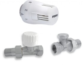 NOVASERVIS - Sada na radiatory s termostatem přímá 1/2" ZTM01