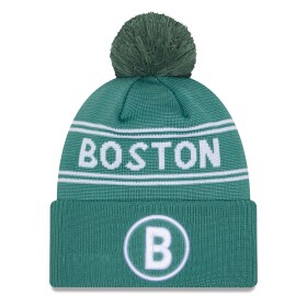 New Era Pánská zimní čepice Boston Red Sox MLB Authentic City Connect - Zelená a žlutá