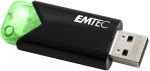 EMTEC B110 Click Easy 64GB zelená / Flash Disk / USB 3.0 / R: 20MBs / W: 10MBs (ECMMD64GB113)