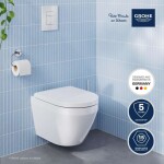 GROHE - Euro Ceramic Závěsné WC, Rimless, Triple Vortex, alpská bílá 102486SH00