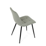 Jídelní židle, zelená, sametová látka, DCL-X7015 GRN2