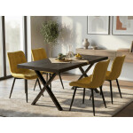 Jídelní stůl 180x90cm, lamino, šedý dub, HT-R5316 GREY