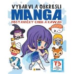 Vybarvi a obkresl - Manga postavičky Chibi a Kawai - různí