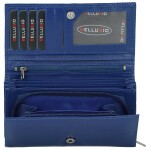 Trendy dámská kožená peněženka Bellugio Sarawi, modrá