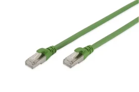Digitus CAT 6A S/FTP zelený / Patch kabel / PUR / AWG 26/7 / 5 m / 500 MHz (DK-1644-A-PUR-050)