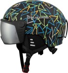 Lyžařská helma Blizzard Flash Visor JR, Black/Multicolor Helmy vel.: S/52-56