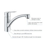 GROHE - QuickFix Start Dřezová baterie, chrom 30530002