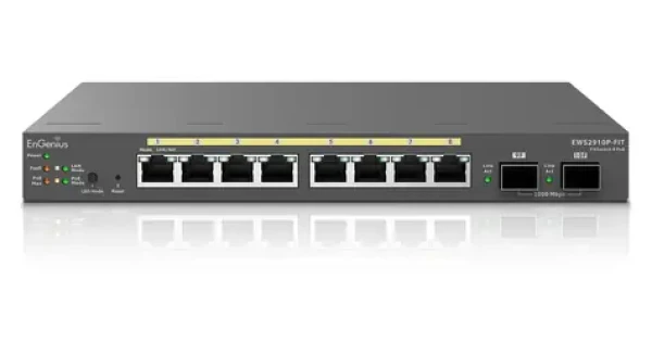 EnGenius Neutron EWS2910P / Switch / 8-portový / Gigabit / PoE / managed L2+ (ESW2910P-FIT)