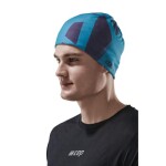 CEP Logo Bandana blue grey - Běžecký multifunkční nákrčník CEP - ledově modrá / šedá