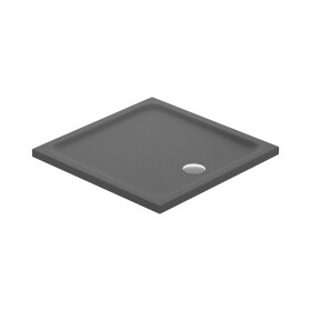 CERSANIT - Sprchová vanička čtvercová TAKO 90x4 šedá mat S204-035