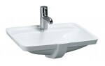 Laufen - Pro A Umyvadlo, 49x36 cm, 1 otvor pro baterii, s LCC, bílá H8119664001041